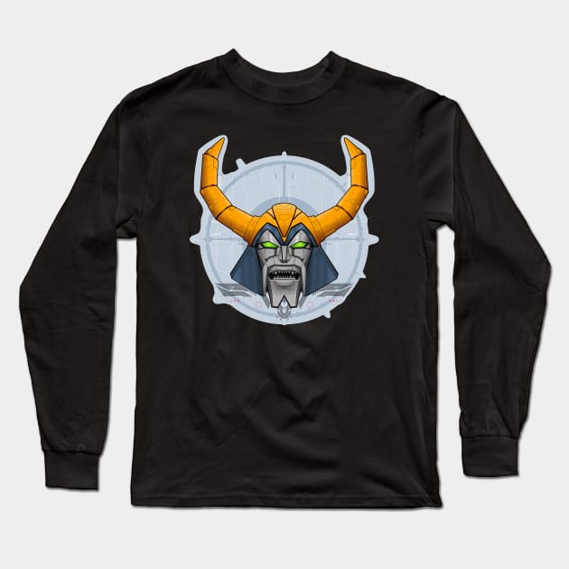 Unicron Headsculpt Long Sleeve T-Shirt by RongWay